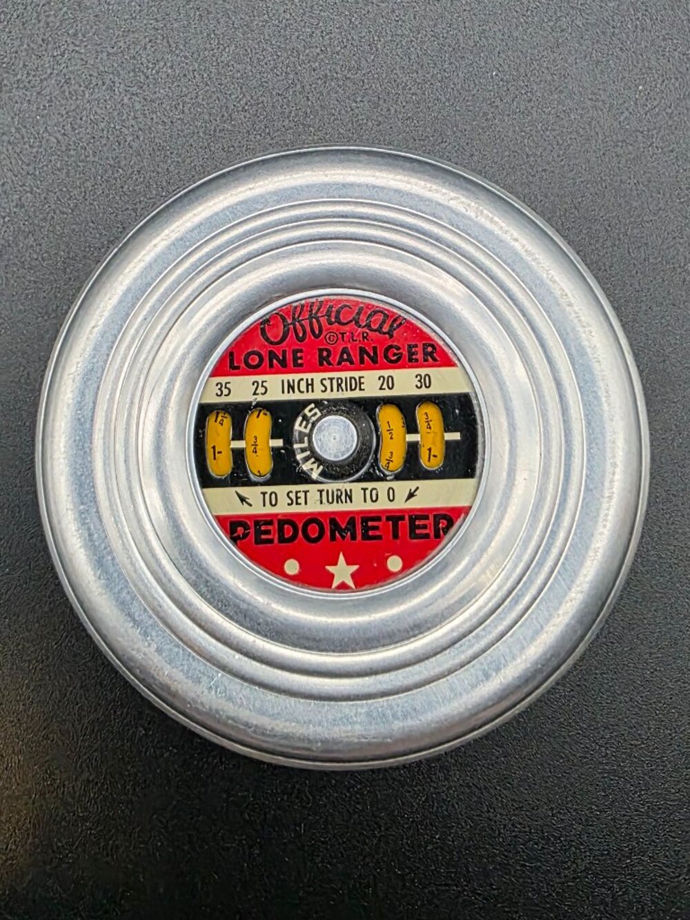 1948 Lone Ranger PEDOMETER - General Mills Cereal Promo